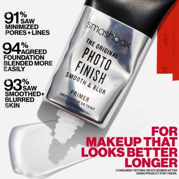 Smashbox Original Photo Finish Smooth & Blur Primer, #1 Best Seller, 30ml, NIB - Picture 5 of 7